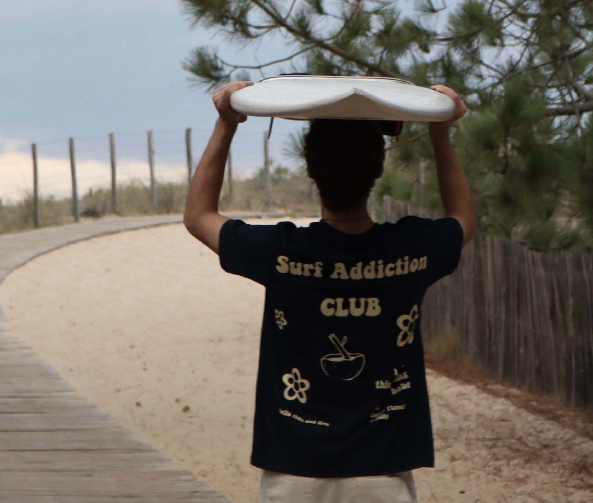 Surf Addiction Tee-Shirt Under Flames